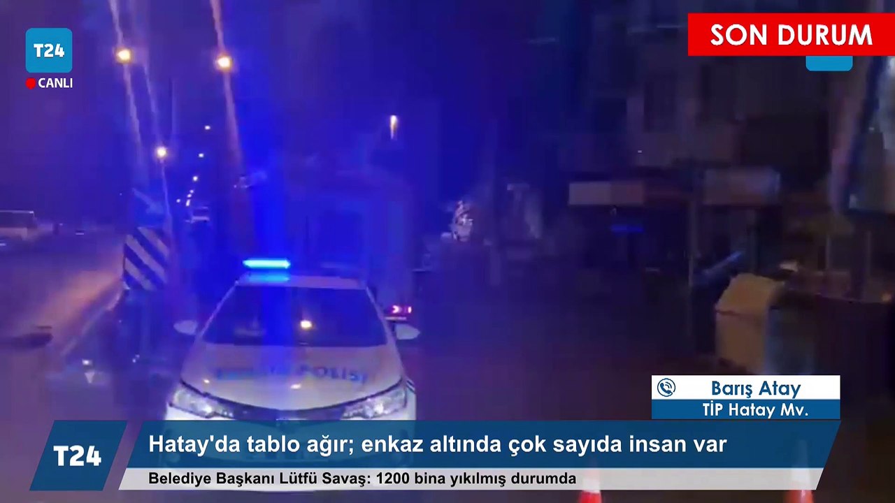 Barış Atay İskenderun'dan aktardı: Burada bir kurum, bir erk, AFAD yok, çaresizce yıkılmış binalara bakan insanlar var