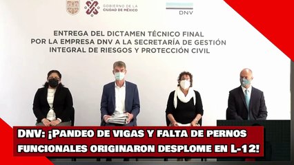¡Pandeo de vigas y falta de pernos funcionales originaron desplome en L-12!