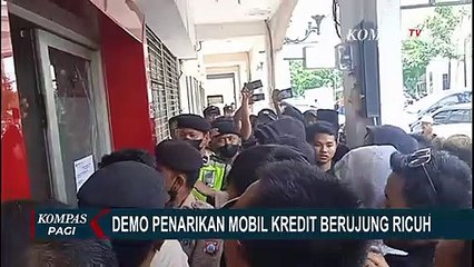 Tak Terima Debt Collector Tarik Mobil Nasabah, Kantor Bank Finance Swasta di Surabaya Didemo Warga!