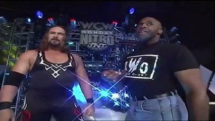 Epic Showdown: Lex Luger Battles Brian Adams on WCW Nitro (April 20, 1998) 💥