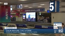 Phoenix Sky Harbor prepared for football fan travelers