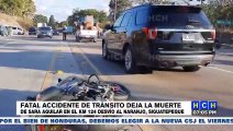Fatal accidente vial deja una persona muerta en Siguatepeque