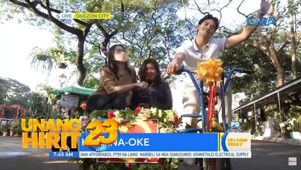 Harana-oke sa Quezon City Circle with Lyn and Sparkada Michael | Unang Hirit