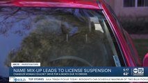 Chandler woman has license suspended due to mistaken identity