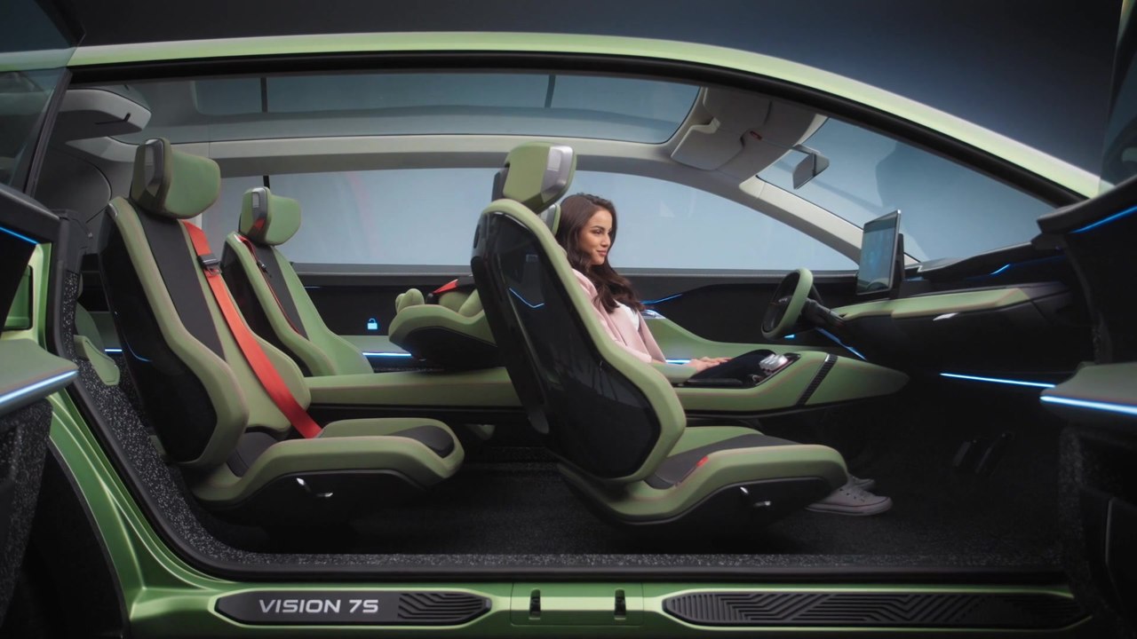 ŠKODA zeigt Interieur der Konzeptstudie VISION 7S