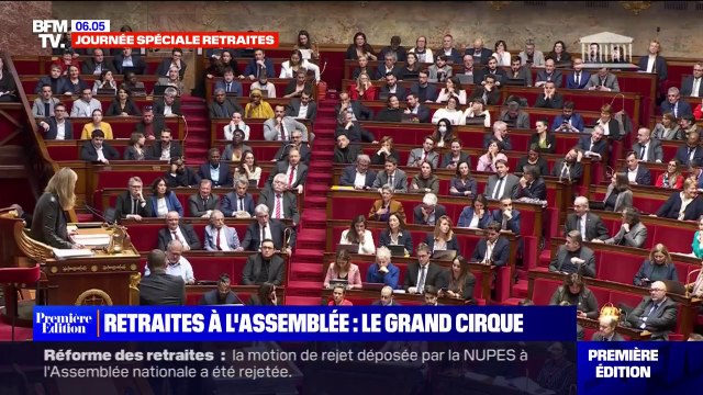 Réforme des retraites: les temps forts de cette première journée houleuse à l'Assemblée
