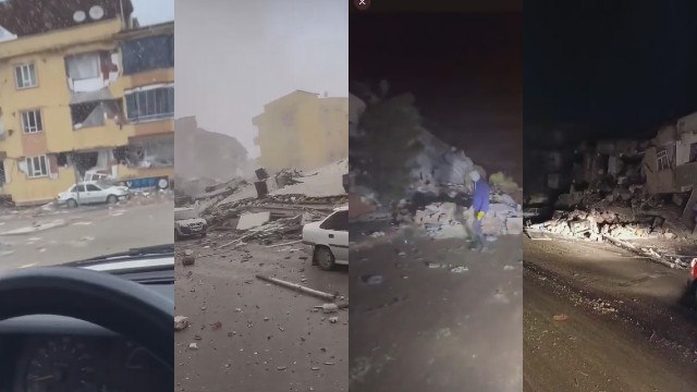 Elbistan yerle bir oldu, yardım çığlıkları yükseliyor