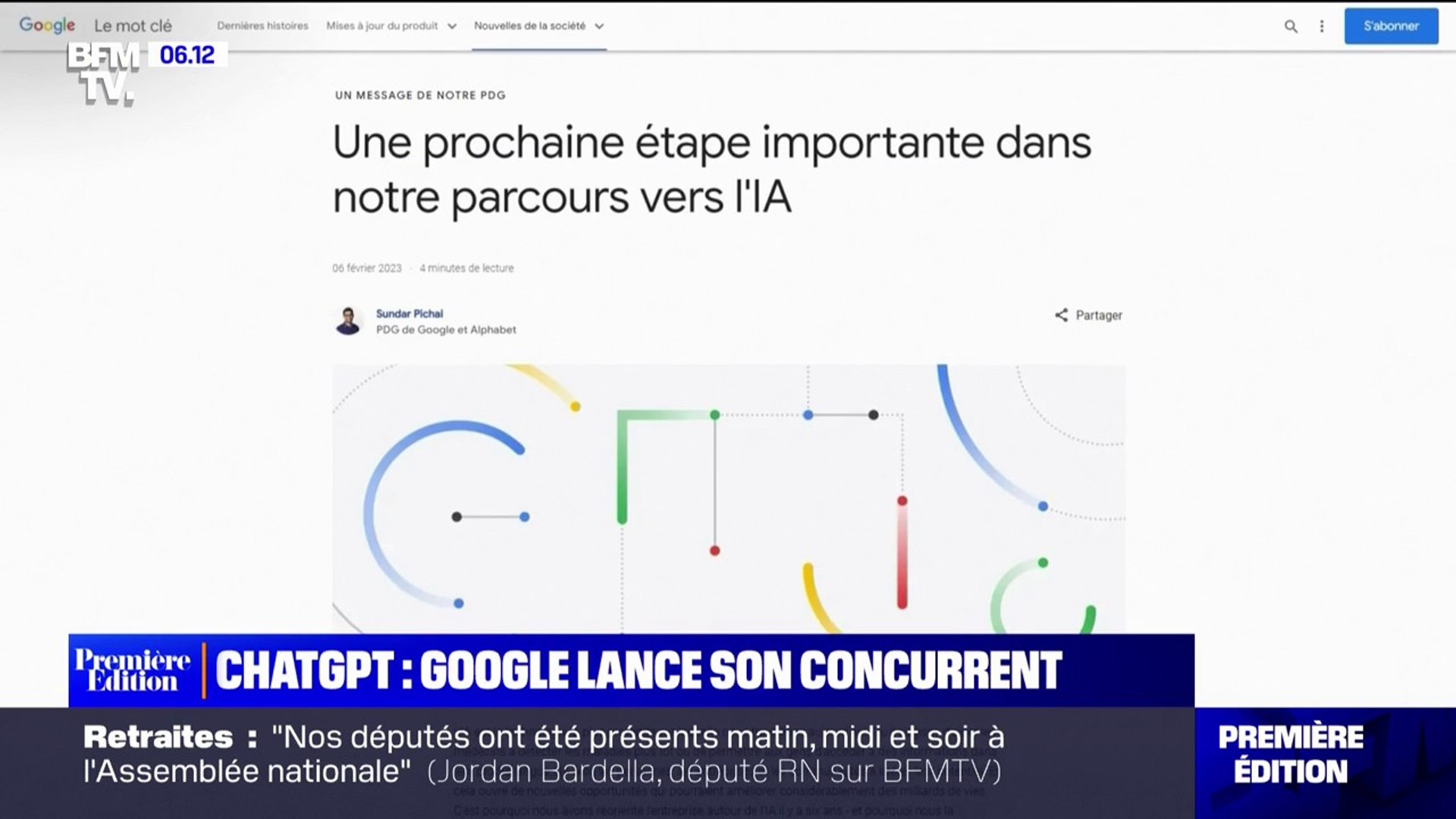 Google lance Bard, un concurrent de ChatGPT