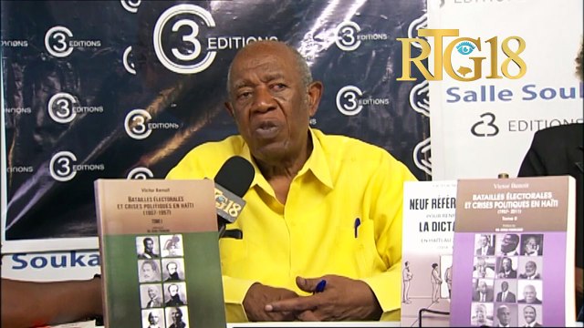 C3 Editions òganize yon konferans deba sou rejim Divalyeris lan, epi siyen 3 liv Victor Benoît.