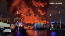 İskenderun Limanı'nda çıkan yangın devam ediyor