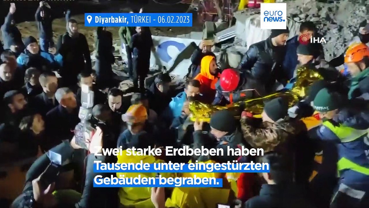 Retter bergen Überlebende, auch fast einen Tag nach den schweren Erdbeben