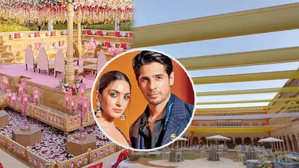 Sidharth Malhotra Kiara Advani Wedding के बीच Haldi Ceremony Decoration Video Viral | Boldsky