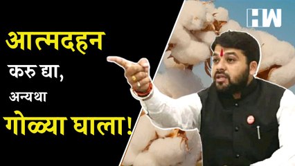 Descargar video: आत्मदहन करु द्या, अन्यथा गोळ्या घाला! Ravikant Tupkar आक्रमक  Cotton, Soybeans