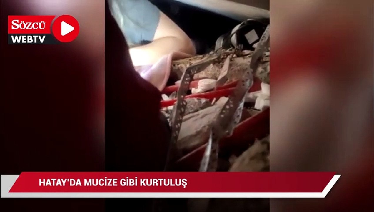 Hatay’da mucize gibi kurtuluş: Küçük Umay, hamile annesi ve babası birlikte enkazdan çıkarıldı