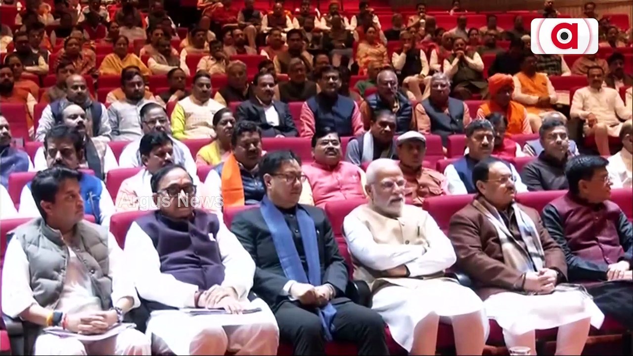Budget Session: PM Modi Attends BJP Parliamentary Party Meeting