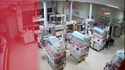 Yenidoğan bakım ünitesinde deprem anı... Hemşireler hayatlarını böyle hiçe saydı