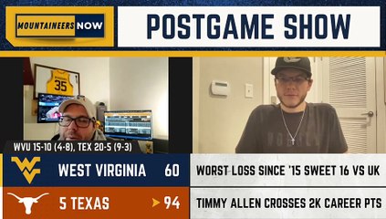 Mountaineers Now Postgame Show: Texas Trounces WVU