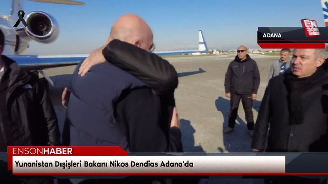Yunanistan Dışişleri Bakanı Nikos Dendias Adana'da