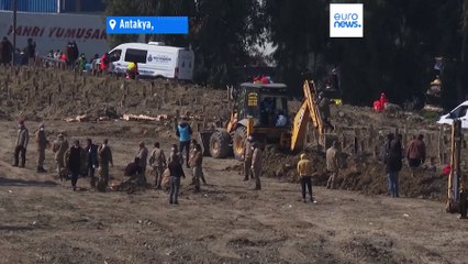 Séisme en Turquie : un cimetière de fortune près d'Antakya