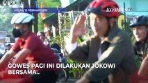 Saat Jokowi Bersepeda Bareng Edy Rahmayadi dan Bobby Lihat Penataan Kota Medan