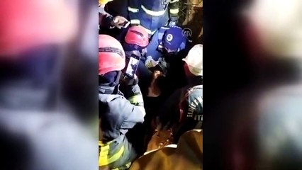 145'nci saatte kurtarılan 13 yaşındaki kız çocuğu ekiplere "iğne yapmayın" diye seslendi