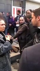 AKP'li vekil Oya Eronat depremzedenin üzerine yürüdü, provokatörlükle suçladı!
