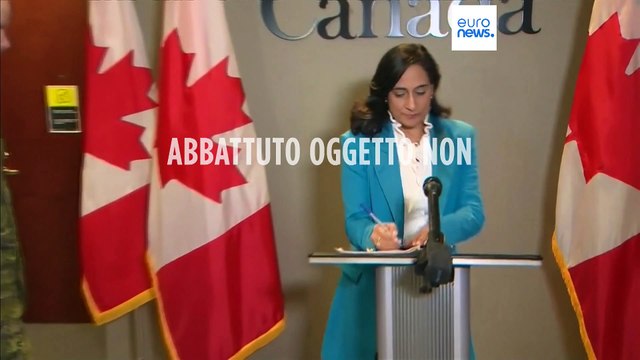 Canada: abbattuto oggetto aereo non identificato