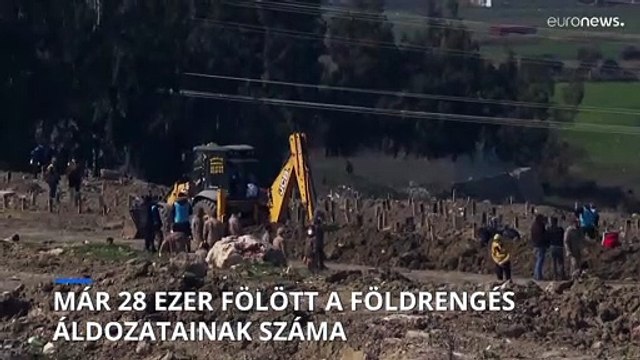 Törökország-Szíria: meghaladta a 28 ezret a földrengés halálos áldozatainak a száma