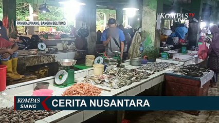 Cuaca Mulai Normal, Harga Ikan di Bangka Belitung Berangsur Stabil
