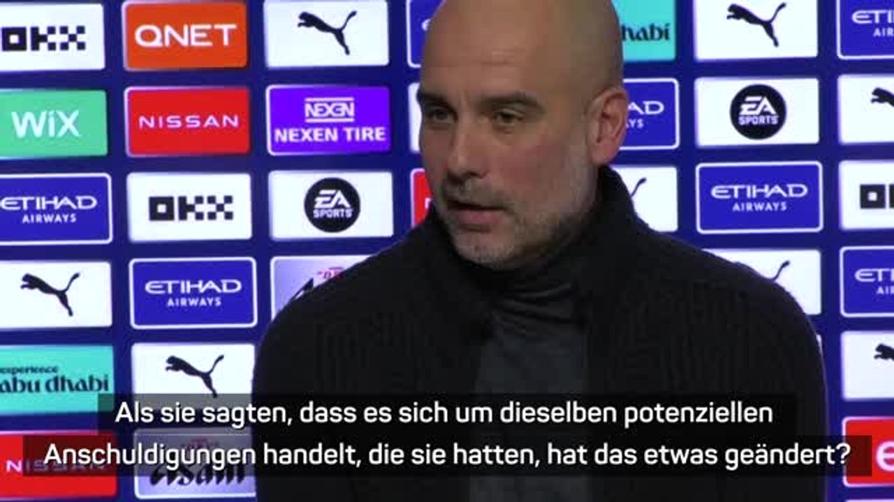 Guardiola: Ruf des Klubs 'vom ersten Tag beschädigt'