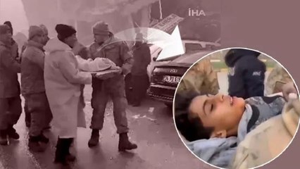 Hatay'da 28 saat sonra kurtarılan Arda'dan askere: Ben seni bir yerden tanıyorum