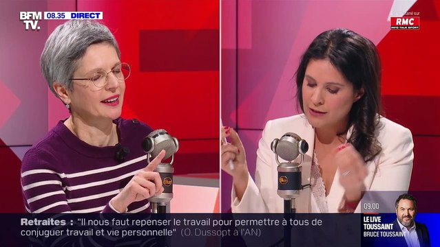 Vous pouvez crier, ça ne m'intéresse pas ! : Tensions entre Sandrine Rousseau et Apolline de Malherbe sur BFMTV