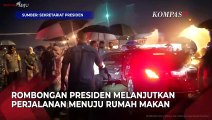 Tiba di Sidoarjo, Presiden Jokowi Ajak Pengawal Makan Bersama