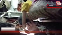 Hatay'da enkaz altındaki çocuğun kurtarılışı: Yusuf'um ver elini