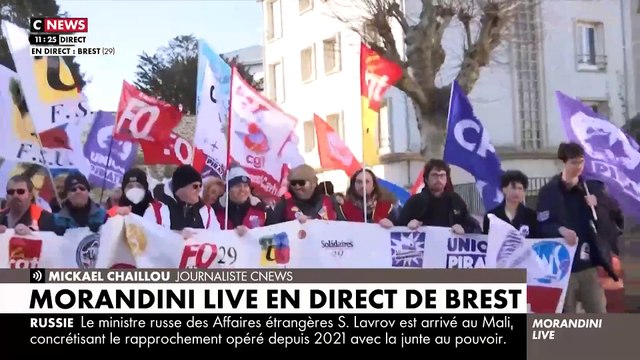 Réforme des retraites: Les premières manifestations se déroulent ce matin dans plusieurs villes de France