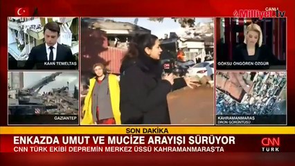 Depremin vurduğu Kahramanmaraş havadan böyle görüntülendi