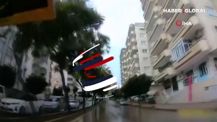 Adana'daki 8 katlı binanın şoke eden yıkım anları: Saniyelerle kurtuldular