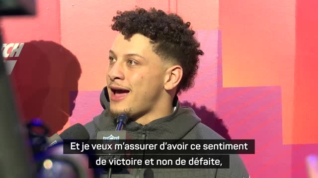 Super Bowl LVII - Mahomes : Créer des souvenirs avec vos coéquipiers dans le plus grand match de votre vie”