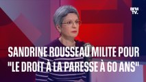 Retraites: Sandrine Rousseau milite pour 