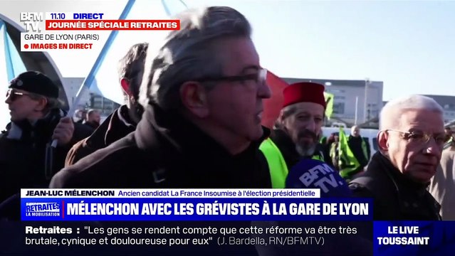 Le duplex de Jean-Luc Mélenchon interrompu par... Manu Chao
