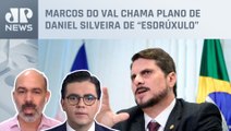 Cristiano Vilela e Schelp analisam entrevista de Marcos do Val no programa Linha de Frente