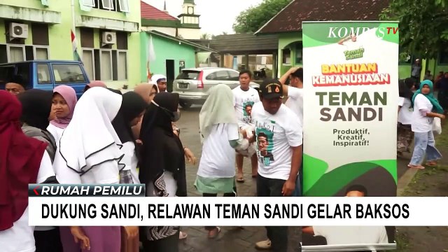 Deklarasi Dukungan kepada Sandiaga Uno untuk Maju Pilpres 2024, 'Teman Sandi' Gelar Baksos