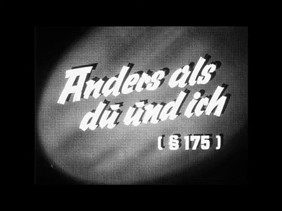 Anders als du und ich (§ 175) | movie | 1958 | Official Clip