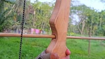 How to make Primitive Wooden BOW | DIY Bamboo Craft