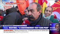 Retraites: Philippe Martinez assure que cette troisième journée de mobilisation est sur 