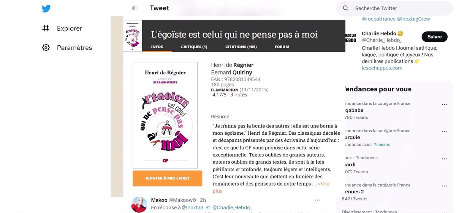 Seisme en Turquie : Le Dessin de Charlie Hebdo - Votre Avis ?