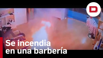 Explota un patinete eléctrico en una barbería de Gavà (Barcelona)