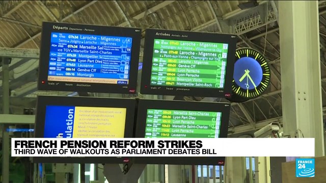 French pension reform strikes: Unions urge citizens to take to the streets in big numbers