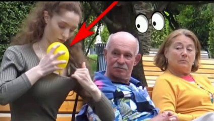 Girl With  BIG ORANGES Prank