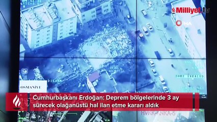 Download Video: Cumhurbaşkanı Erdoğan açıkladı! Deprem bölgesinde OHAL ilan edildi